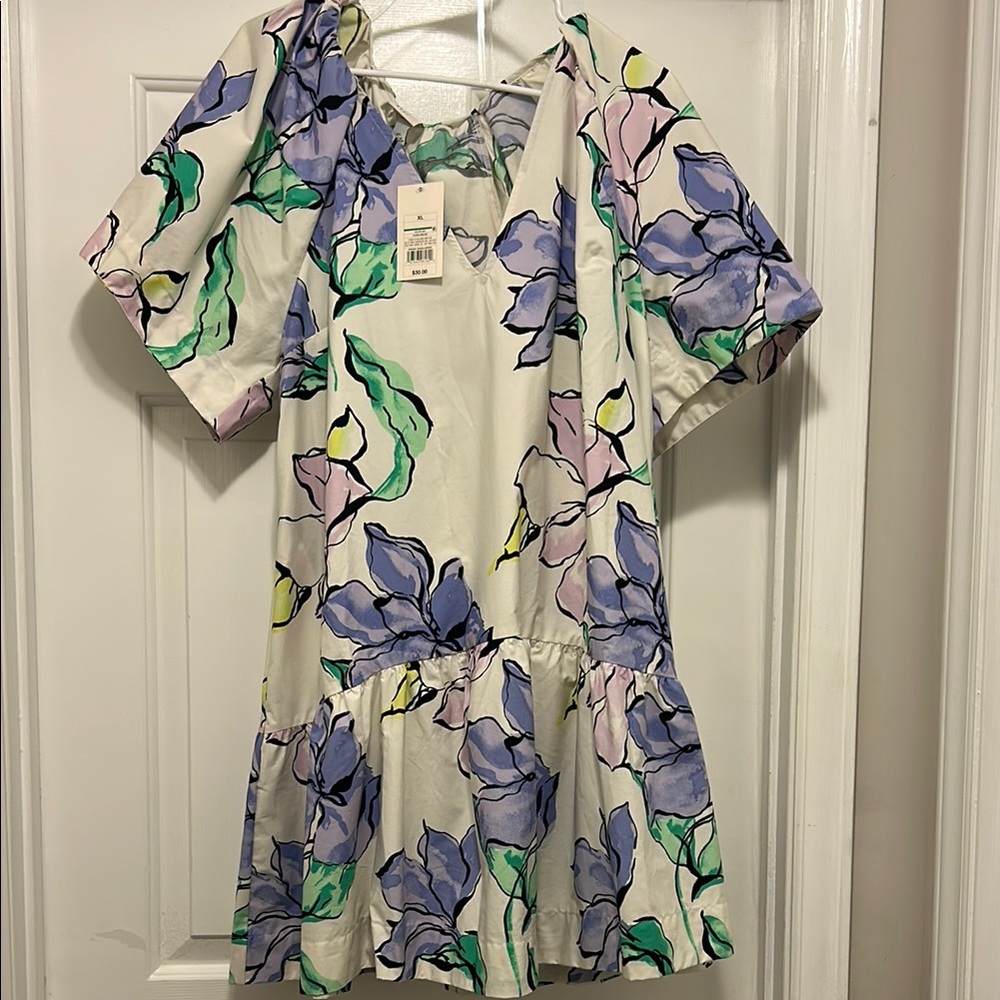 Floral Short Sleeve Dress